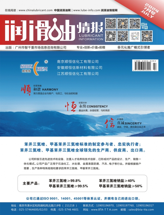 润滑油情报杂志2024年07月刊